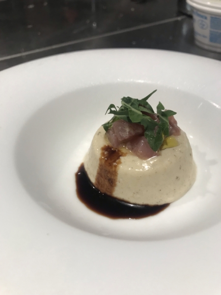 焼き茄子パンナコッタ
